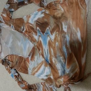 Shein large top tie on side